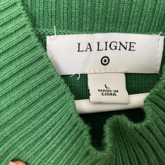 La Ligne for Target Green Mock Turtleneck Sweater - Picture 4 of 4
